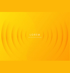 Abstract Yellow And Orange Curve Circle Layer