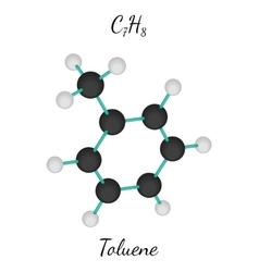 C7h8 Toluene Molecule