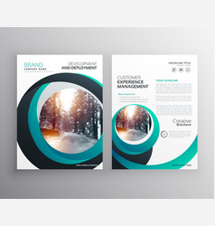 Creative Cicular Shape Business Flyer Brochure