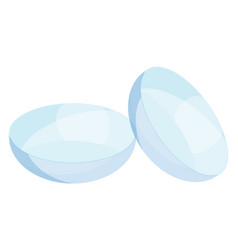 Optical Lenses On A White Background