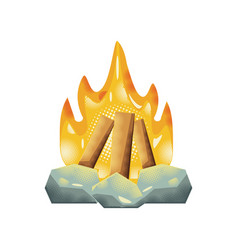 Bonfire Camping Icon