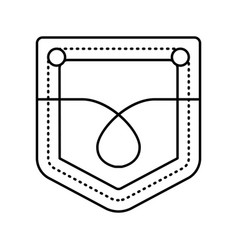 Pocket Denim Line Icon