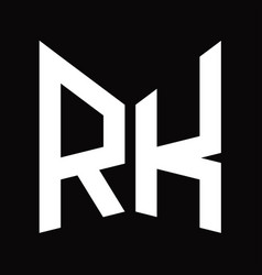 Rk Logo Monogram Design Template