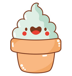 Kawaii Happy Ice Cream