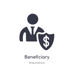 Beneficiary Icon Isolated Icon From