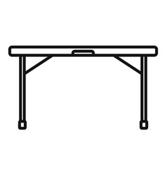 Folding Table Icon Outline Style