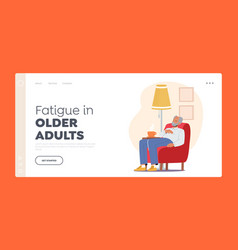 Fatigue In Older Adults Landing Page Template