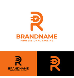 Letter R Plug Logo Suitable For Any Business