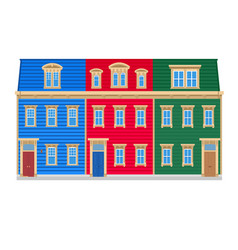 Newfoundland Colourful Row Houses