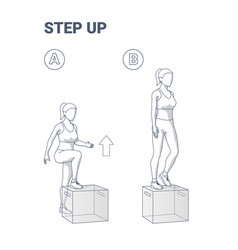 Step Up Exercise For Woman Home Workout Guide