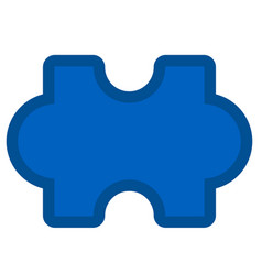 Dark Blue Puzzle Piece Icon Games Challenge