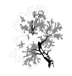 Black And White Drawing Of A Tree