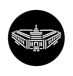 Indian Parliament Building Icon