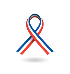 National Tricolor Ribbon Of France