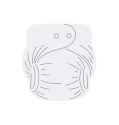 White Diapers Icon Concept