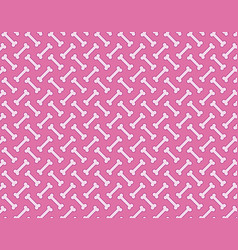 Pink Dog Bone Pattern On Background