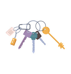 Door Keyholder Pendants Keys On Keychain Keyring