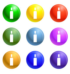 High Density Polyethylene Icons Set