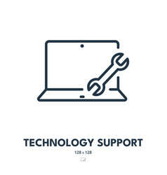 Technology Support Icon Tech Assistance