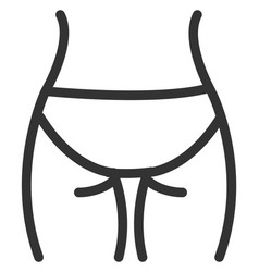 Female Buttocks In Underwear Woman Bottom Body