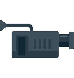 Tv Video Camera Icon Flat Isolated