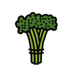 Broccoli Rabe Color Icon