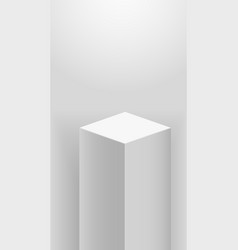 Museum Podium Stage Gallery Geometric Blank