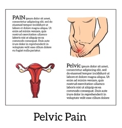 Menstrual Pain In The Women Concept