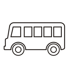 Bus Clipart Outline Vector Images (over 100)