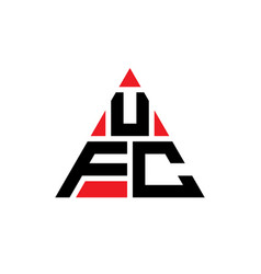 Ufc Triangle Letter Logo Design