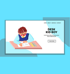 Children Desk Kid Boy