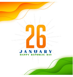 26th January Republic Day Event Card