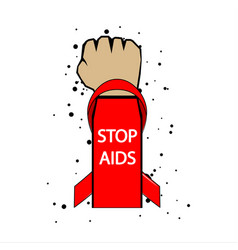 Aids Icon And Fist