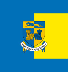 Flag County Longford In Ireland