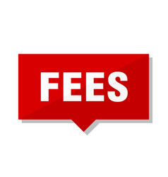 Fees Red Tag