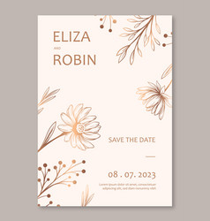 Minimal Wedding Invitation