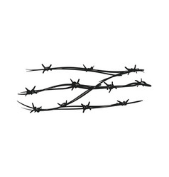 Flat Black Wire Fence