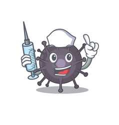 A Dedicate Salmonella Nurse Mascot With Syringe