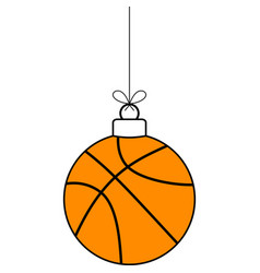 Basketball Ball Sport Christmas Bauble