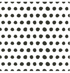 Black And White Organic Dots Seamless Pattern