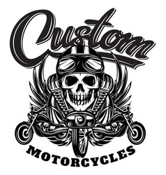 Speed junkies motorcycle vintage design Royalty Free Vector