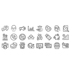 Set Of Technology Icons Such As Search Document