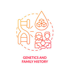 Genetics And Family History Concept Icon