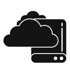 Storage Cloud Icon Simple Backup Data