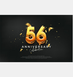 3d 56th Anniversary Celebration Design With A