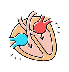 Diastole Disease Color Icon