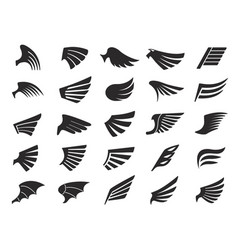 Stencil Wings Icons Fast Fly Emblem Eagle Freedom