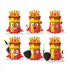 A Charismatic King Long Gift Box Cartoon