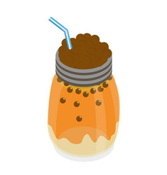 3d Isometric Flat Set Of Bubble Tea Item 1