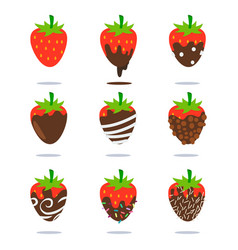 Chocolate Covered Strawberries Set